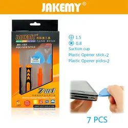 JAKEMY 7 в 1 мобильный телефон ремонт инструментов Spudger Прай Открытие инструмент Набор отверток для iPhone сотовый телефон руки набор инструментов
