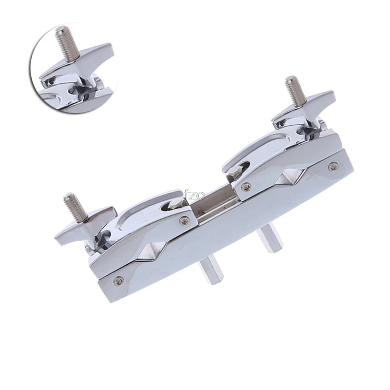 

NewMetal Connecting Clamp Holder Bracket Percussion Drum Set for Cowbell Accessory yhq