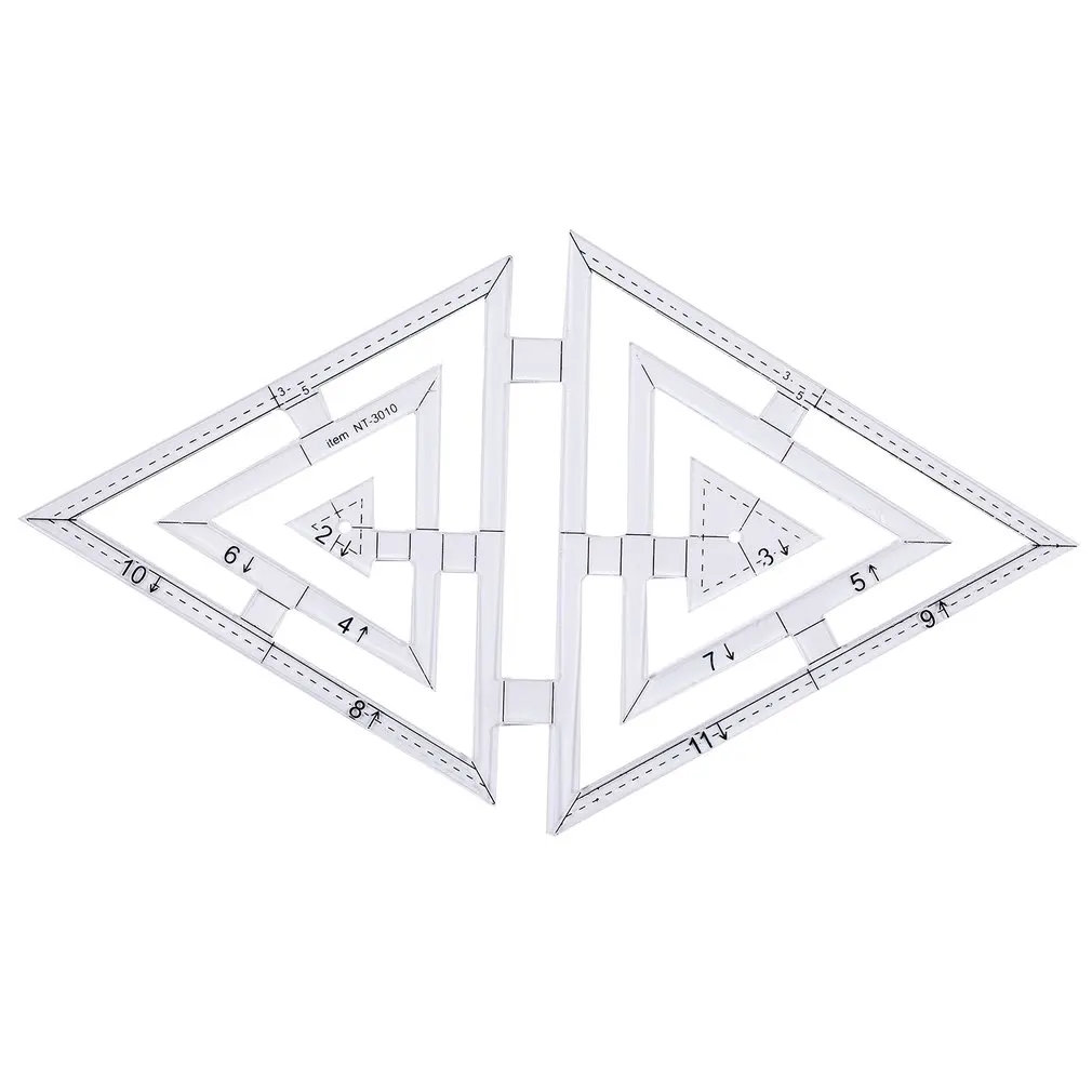 

Multi-functional Common Curve Board Drawing Template Pattern Ruler Design Tool Clear Scale High Accuracy Tailor Tool