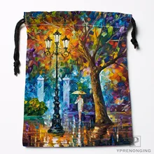 Custom Bigstock Autumn Forest Drawstring Bags Travel Storage Mini Pouch Swim Hiking Toy Bag Size 18x22cm
