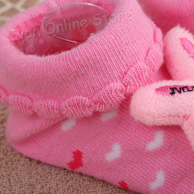 Новинка! Осень-зима, милые детские хлопковые носки с изображением мультяшных животных, подарок для новорожденных, милые Нескользящие носки для маленьких мальчиков и девочек