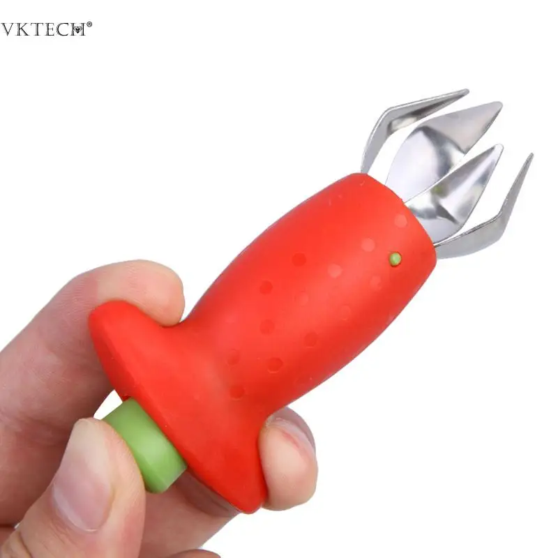 

Strawberry Huller Strawberry Top Leaf Remover Fruit Tomato Stalks Spillter Fruit Stem Remover Fruit Tools Kitchen Gadgets