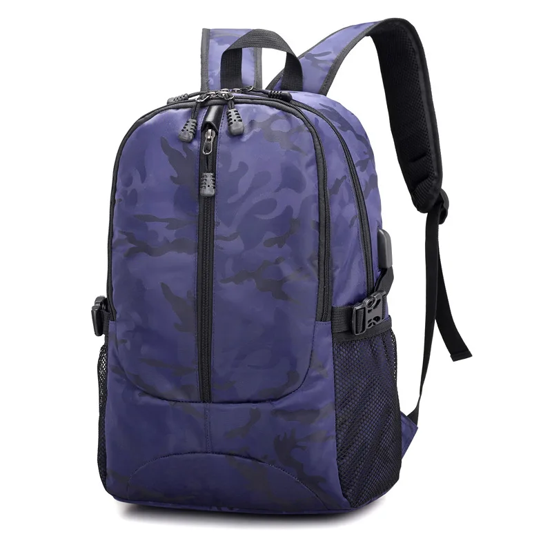 

New Fashion Casual Camouflage men's Backpack Oxford Cloth Student Bag Travel Men and Women Shoulder Bag Waterproof Laptop Bag