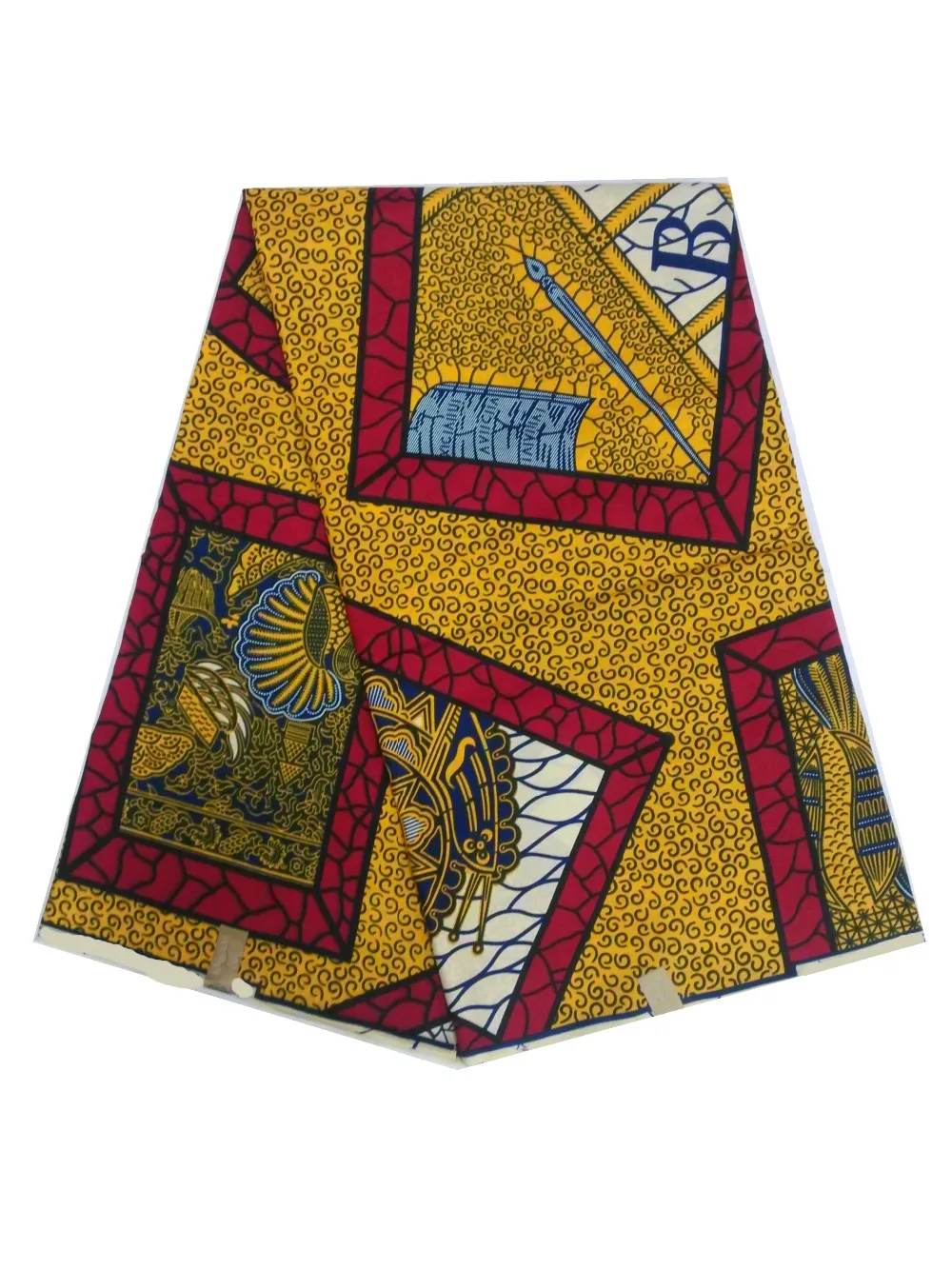 african fabric real wax high print Charming new model african super wax