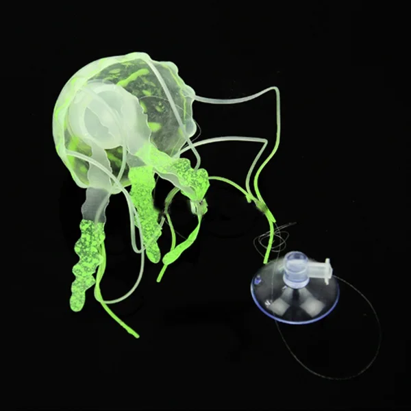 

Super Jellyfish For Aquarium Glowing Effect Fish Jar Tank Ornament Swim Decor