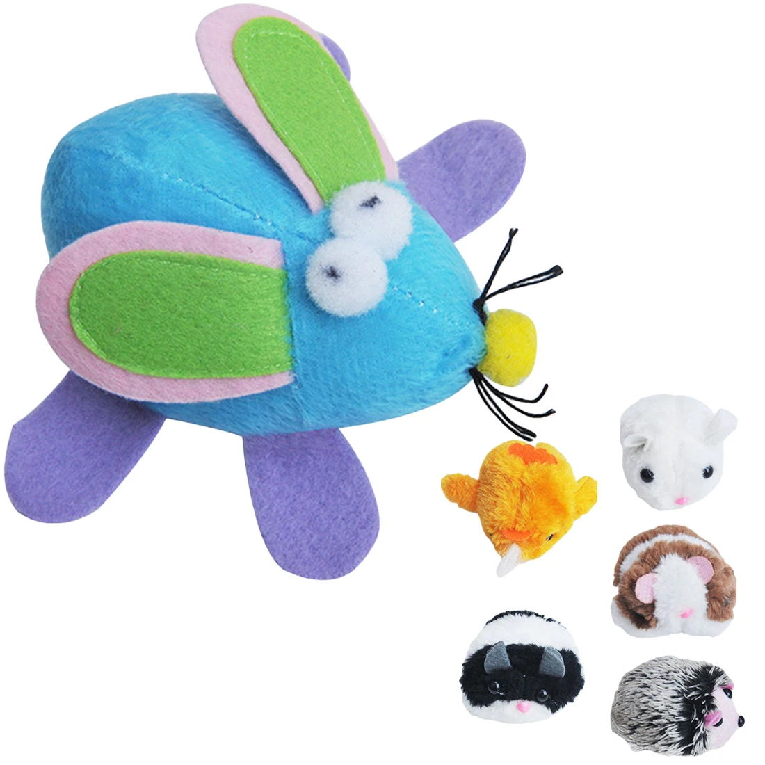 Kitten Cat Vibrating Catnip Toy Interactive Fancy Pets Teeth Grinding