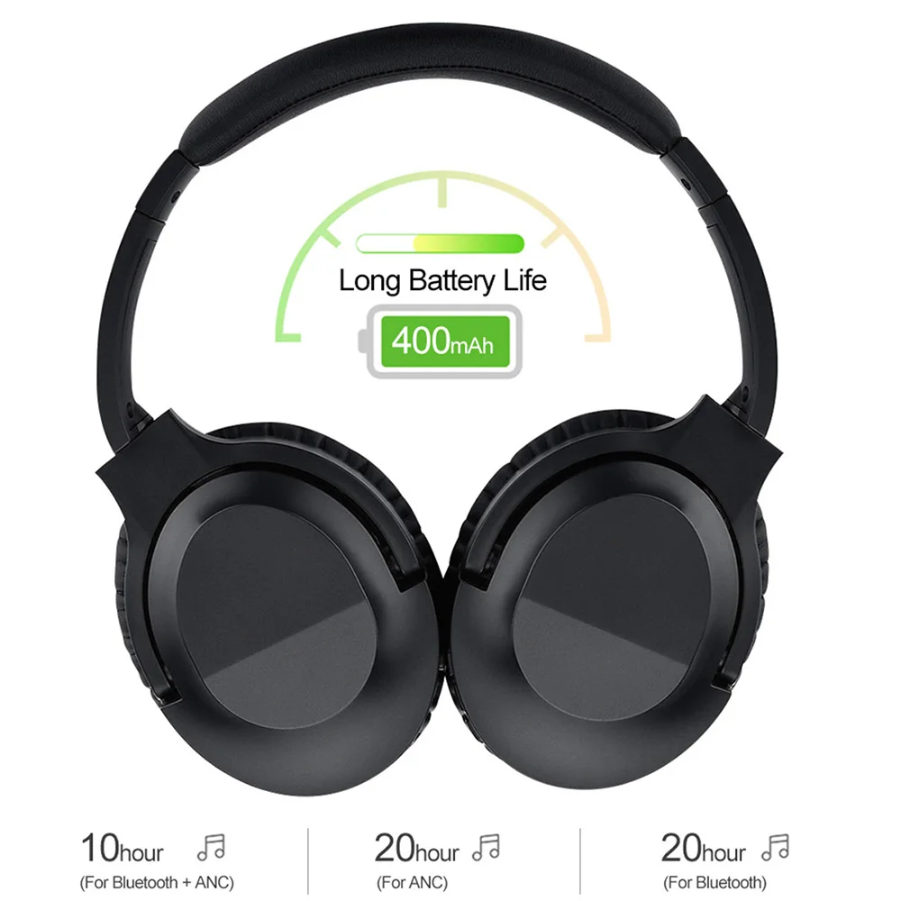 

Bluetooth Headphones ANC JH-ANC804 Gaming Headset Bluetooth 4.1 Wired and wireless 2 in 1 With microphone 3.5MM Audio Cable