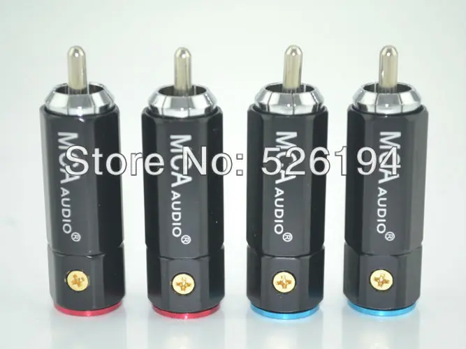 

High Performance MCA M-102(R) Rhodium Plated RCA Audio Connector