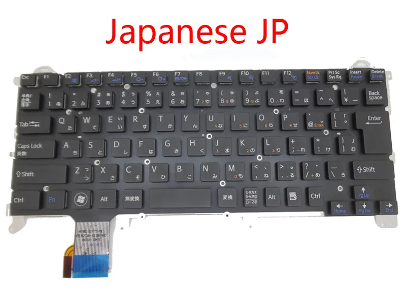 Клавиатура для ноутбука SONY для VAIO VPC Z1 VPCZ1 HMB3351TLA65 японский JP HMB3328YSB04 148766172 Германия GR черный с подсветкой
