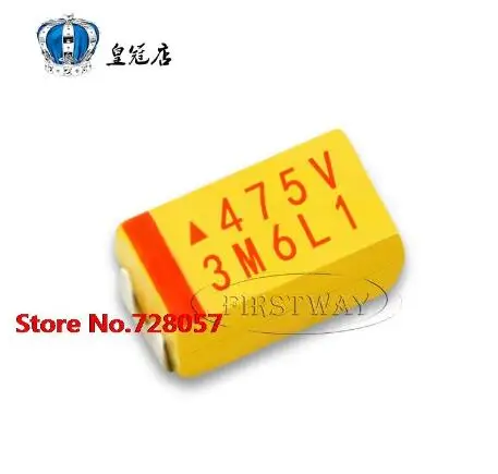 

30pcs/lot Free shipping 4.7UF 35v C 6032 475V