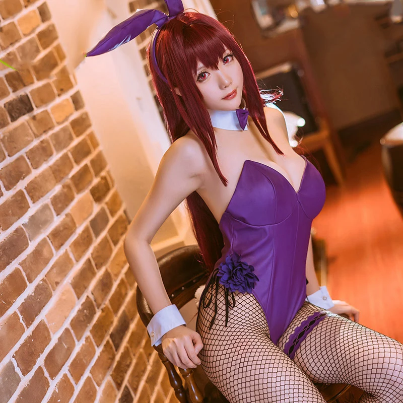 Косплей Легенда игра FGO Fate Grand Order Scathach косплей костюм кролика для девушек