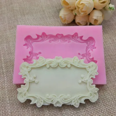 

Flower Frame Silicone Mold for Fondant, Chocolate, Crafts Sugarcraft Cake Decorating Fondant / fimo mold H714