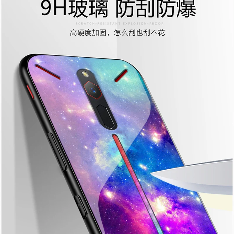 Чехол для Nubia Red Magic чехол телефона s задняя крышка из закаленного стекла RedMagic