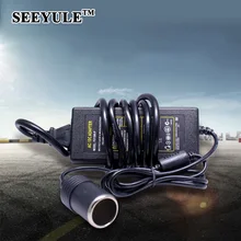 1 шт. SEEYULE 220 В AC 12 В DC Инвертер используйте для главная Прикуривателя Автомобиля Пылесос Вентилятор Холодильник для Накачивания Шин