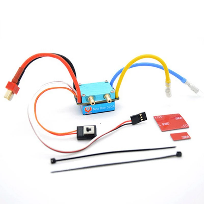 

Fire Phoenix New Rain 60A 320A waterproof brushed ESC for single dual motors with water cooling system 5V/3A BEC for RC boats