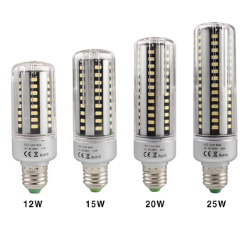 

85-265Vac alu housing 100lm/W E27led corn lamp .3 years warranty 7W/9W/12W/15W/20W/25W 360 degree led spot bulb for light