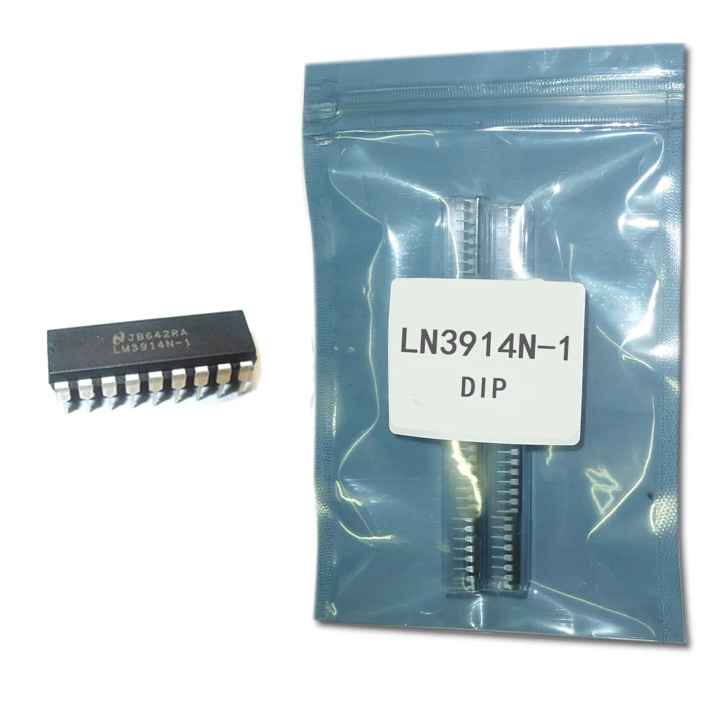 5 шт. LM3914 3914 DIP18 LM3914N-1 LM3914N регулятор напряжения светодиодный дисплей цифровой