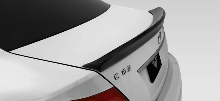 W204 C63 углеродного волокна задний багажник спойлер крыло для Mercedes Benz C180 C200 C260 C300 V