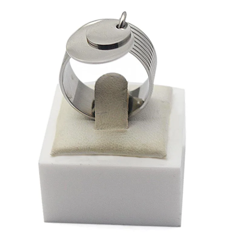  New Fashion Rings For Women Screw pattern Rings 316L Stainless Steel & Metal Silver Ring Women Jewe