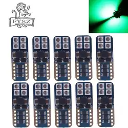 T10 светодиодный подсветка CANBUS 4 W желтый свет 8-SMD W5W 194 501 168 зеленый свет 3030 8-SMD светодиодный индикатор лампы 12 V-24 V (из 2 предметов)