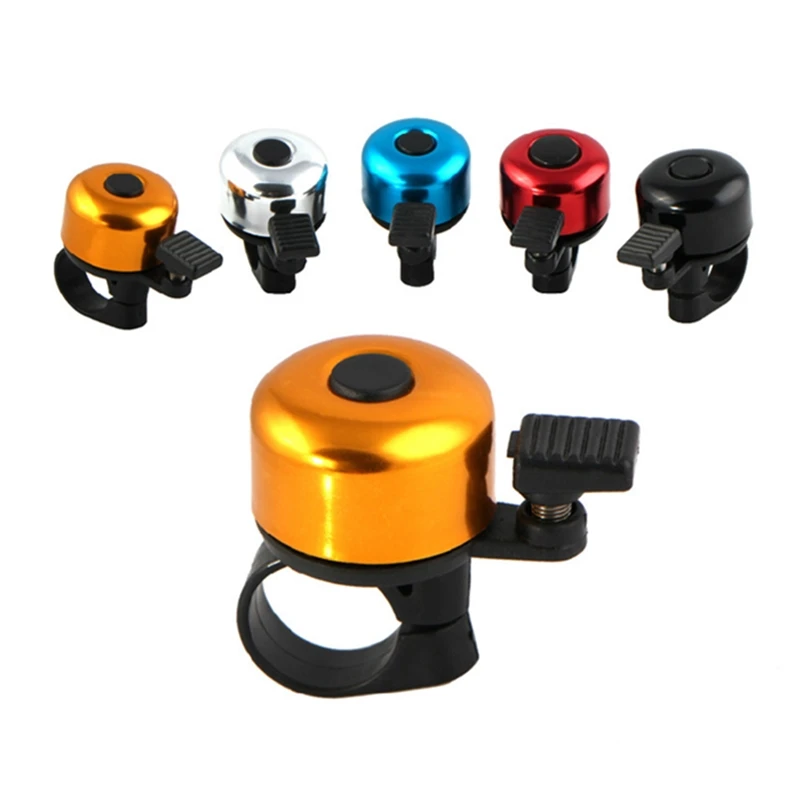 

Safety Cycling Bicycle Handlebar Metal Ring Black Bike Bell Horn Sound Alarm Bicycle Accessory Outdoor Protective Bell Rings