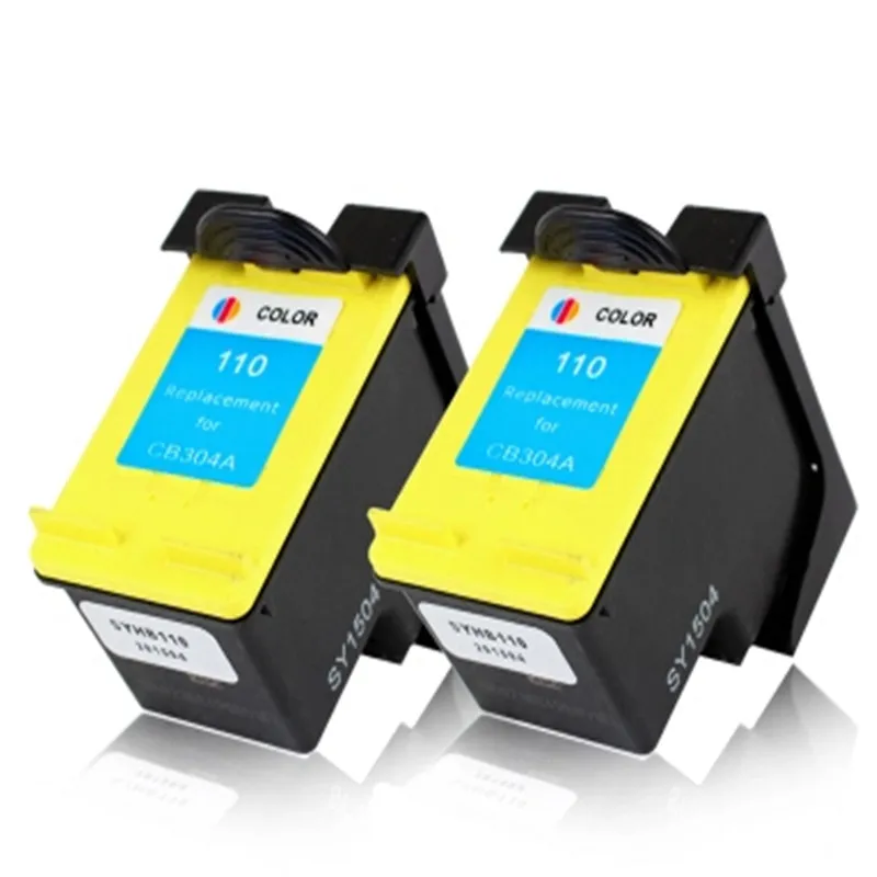 2 Pcs For HP 110 CB304AN Color Ink Cartridge For HP Photo Smart A510