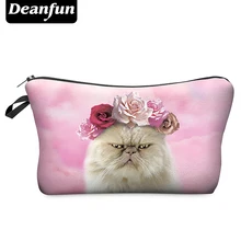 Deanfun Travel Cosmetic Bag 2016 Hot selling Women Brand Small Makeup Case 3D Printing Christmas Gift