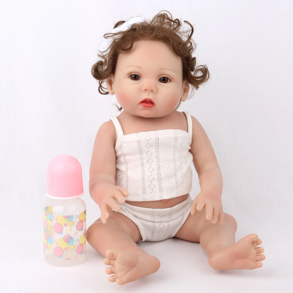 Кукла NPKDOLL Reborn Реалистичная кукла для новорожденной девочки 48 см виниловая