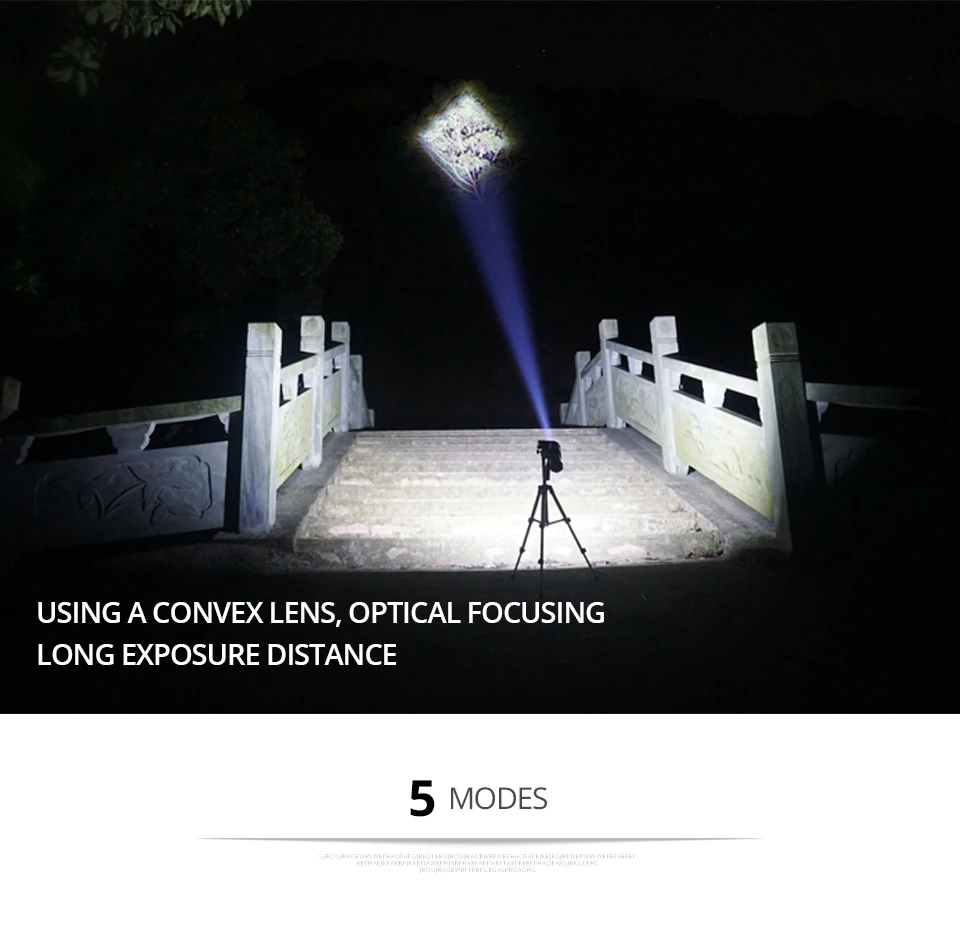 Military Grade 5 Modes XML T6 Hunting Flashlight Torch 4000LM Zoomable Convoy S2 Led Flashlights 18650 Lantern Led Torch IPX5 (9)