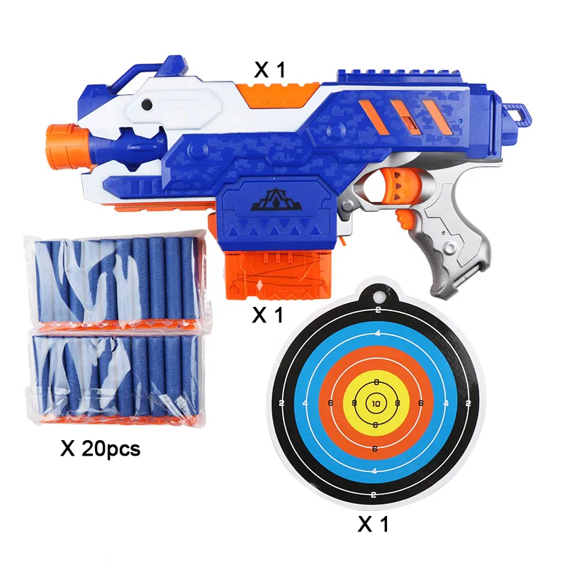 Электронный пистолет-пулемет, игрушечный костюм для NERF, мягкий пулевидный пистолет Rival, элитная Серия, уличная забавная и спортивная игрушка, подарок для детей, мальчиков - Цвет: A