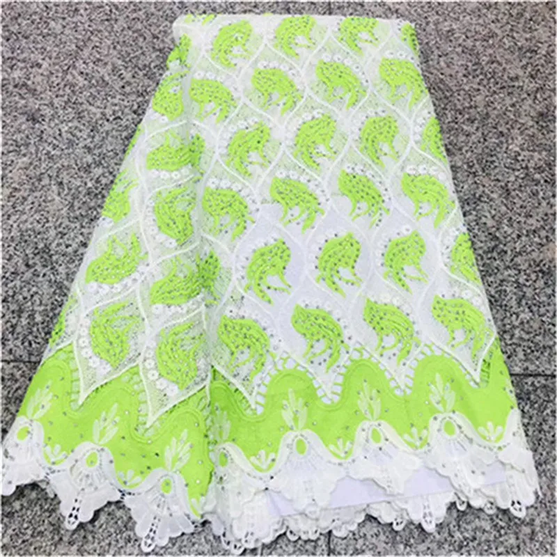 

2019 Latest African Laces Fabric Embroidered Nigerian Guipure French Lace Fabric High Quality African French Net Lace Fabric