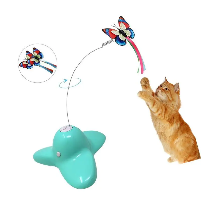 Buy Hot Interesting Electric Rotating Butterfly Cat