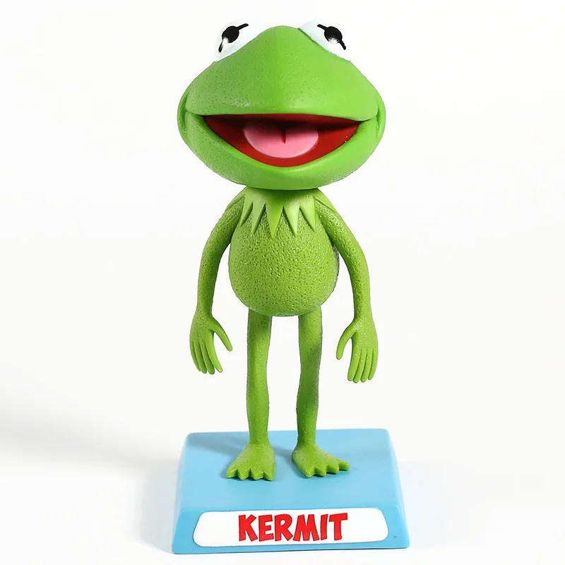 Frog The Kermit Wacky Wobbler Doll Pvc Figure Collectible Toy Gif