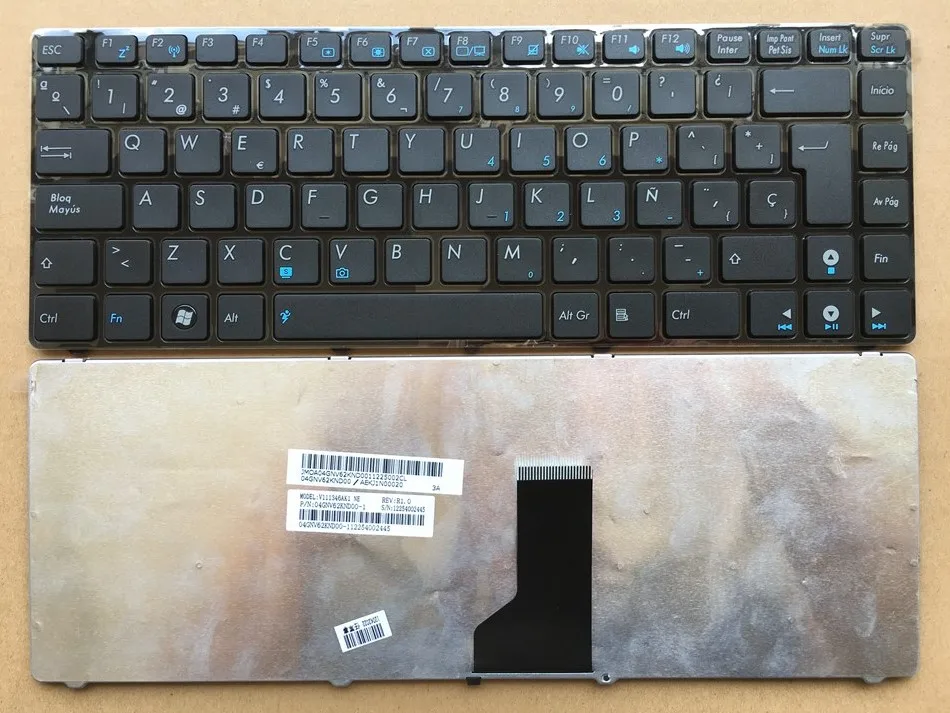 New SP Spain keyboard for ASUS A42 A42D A42J A42F K42 K42D K42J K42F K43 K43T X43J Laptop Keyboard -1