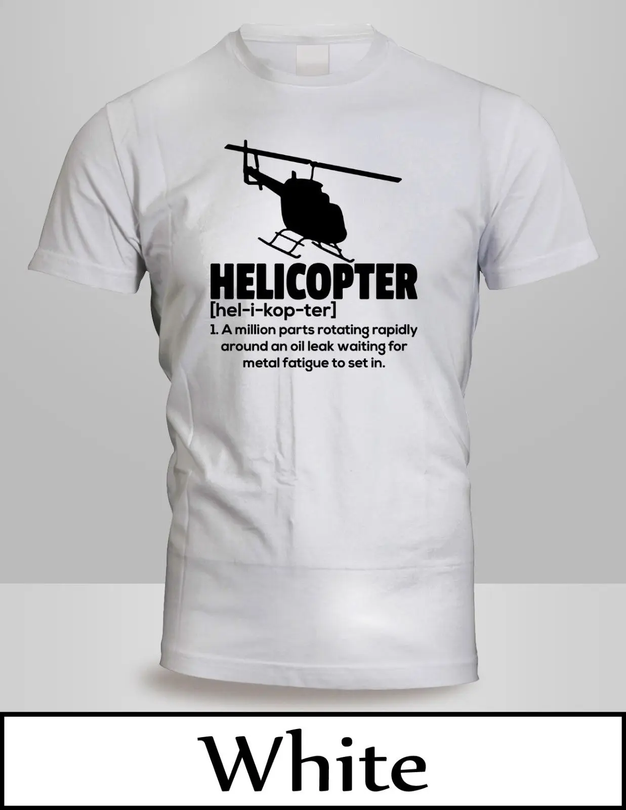 

2019 Hot sale Funny Helicopter T Shirt Pilot Gift Flying Tee 2