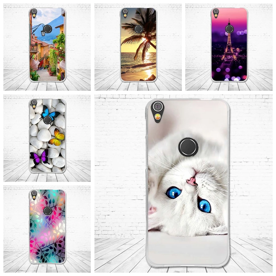 

Case for Alcatel Shine Lite 5.0 inch Cases Back TPU Cover for alcatel shineline 5080x Covers Soft Silicone Coque Cartoon Fundas