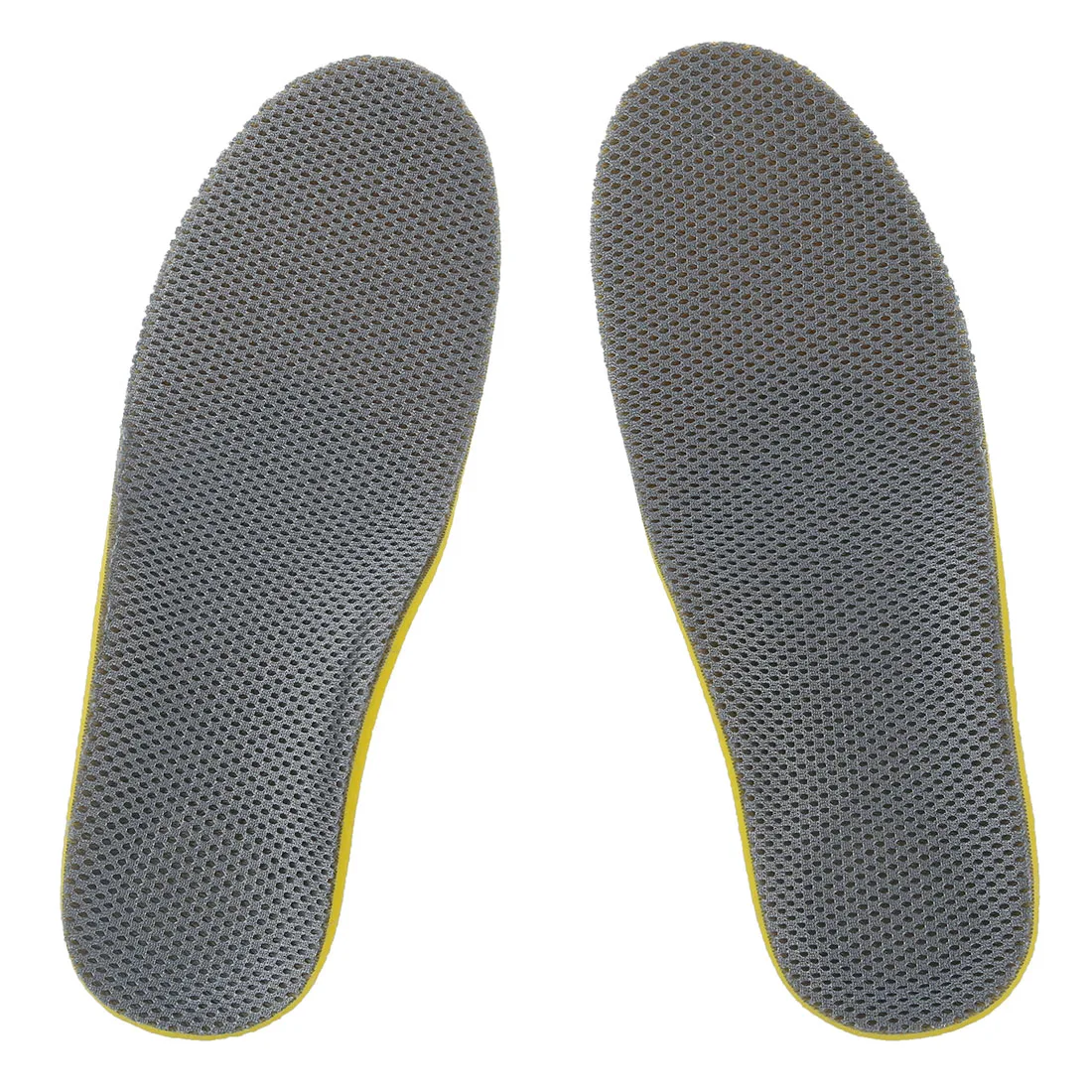 Стильные ортопедические стельки для обуви, высокие стельки для поддержки свода стопы, желтые+ серые