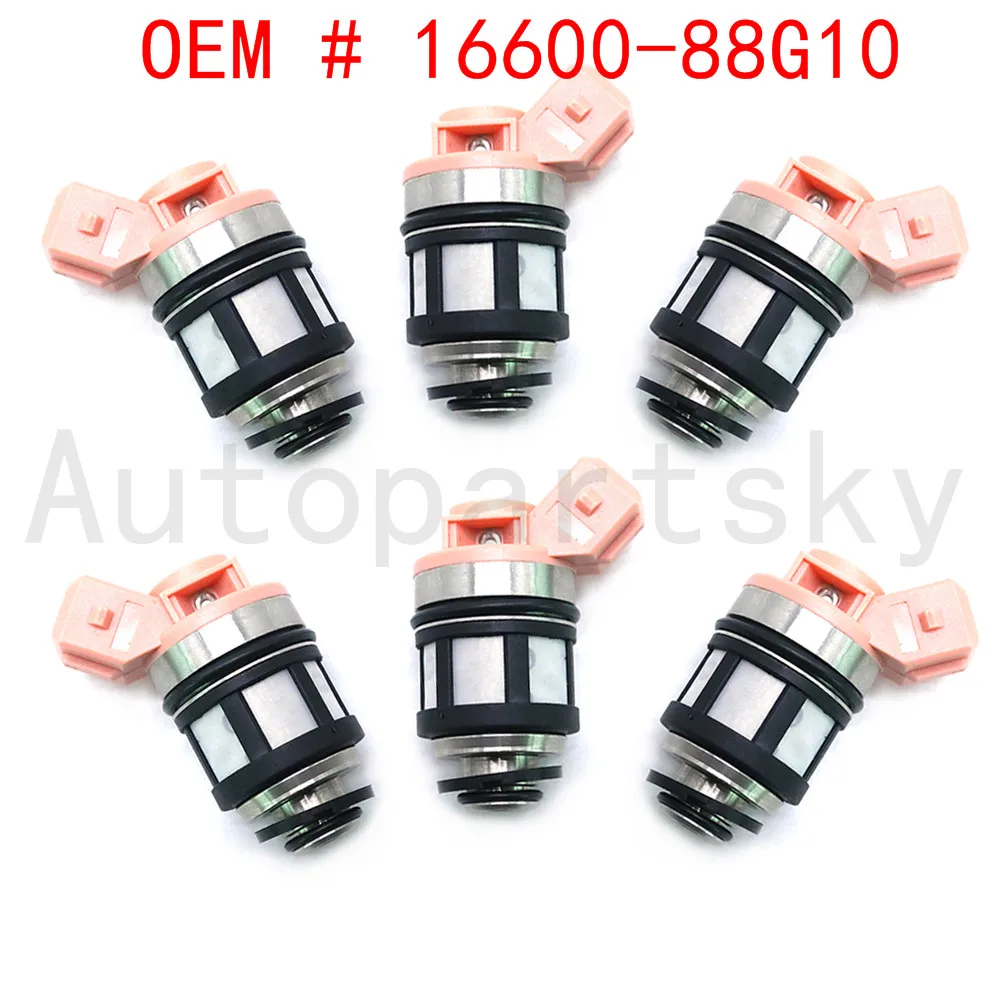[6 шт.] для Pathfinder/D21/Quest/Pickup/Mercury/Villager 3.0L новый топливный инжектор 16600 88G10