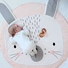 Buy Baby Infant Mattresses Kids Crawling Carpet Floor Rug Baby Bedding Rabbit Blanket Cotton Game Pad Children Room Decor 90CM Free Shipping