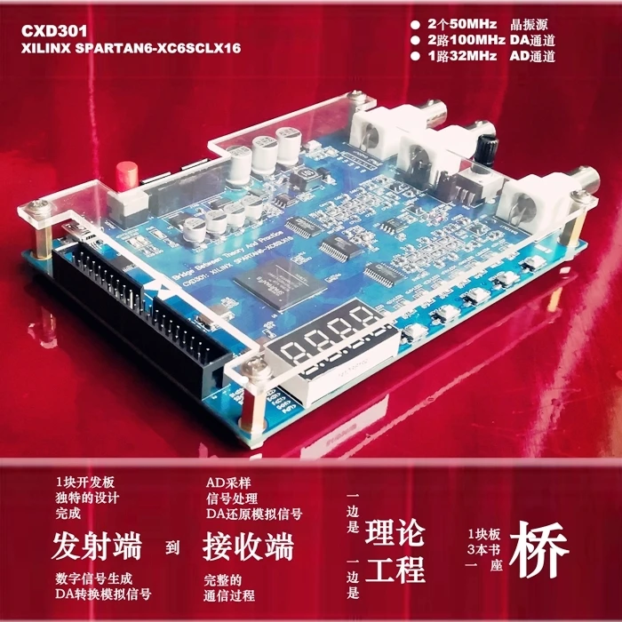 

Цифровая обработка сигнала Новая плата CXD301 /SPARTAN6 XC6SLX16 на основе FPGA