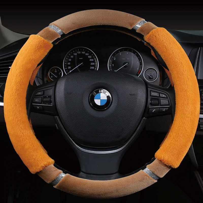 Universal Winter Plush Car Steering Wheel Cover Auto steering wheel