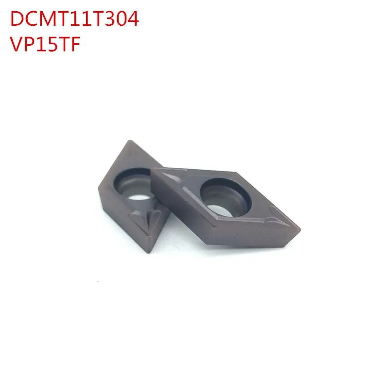 

DCMT11T304 VP15TF 50PCS carbide inserts Internal latter cutter turning tool cnc machine cutting tools tungsten