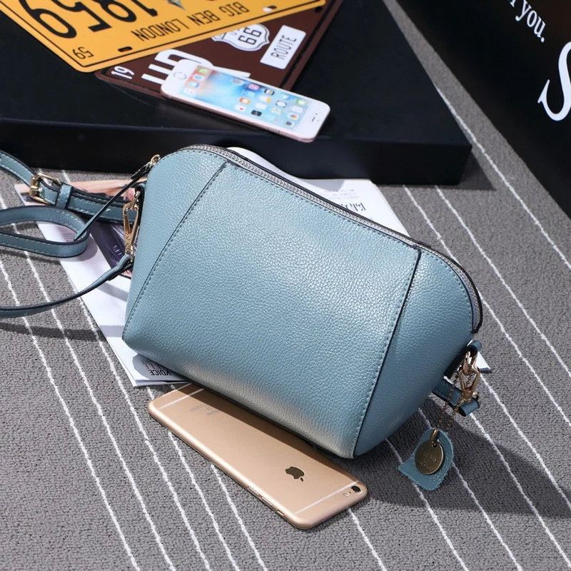 

Summer Girls Korean Style Shell Bags Ladies Fresh Litchi Gusci Bag Women Trendy Small Bag Makeup Clutch Crossbody Straps Totes