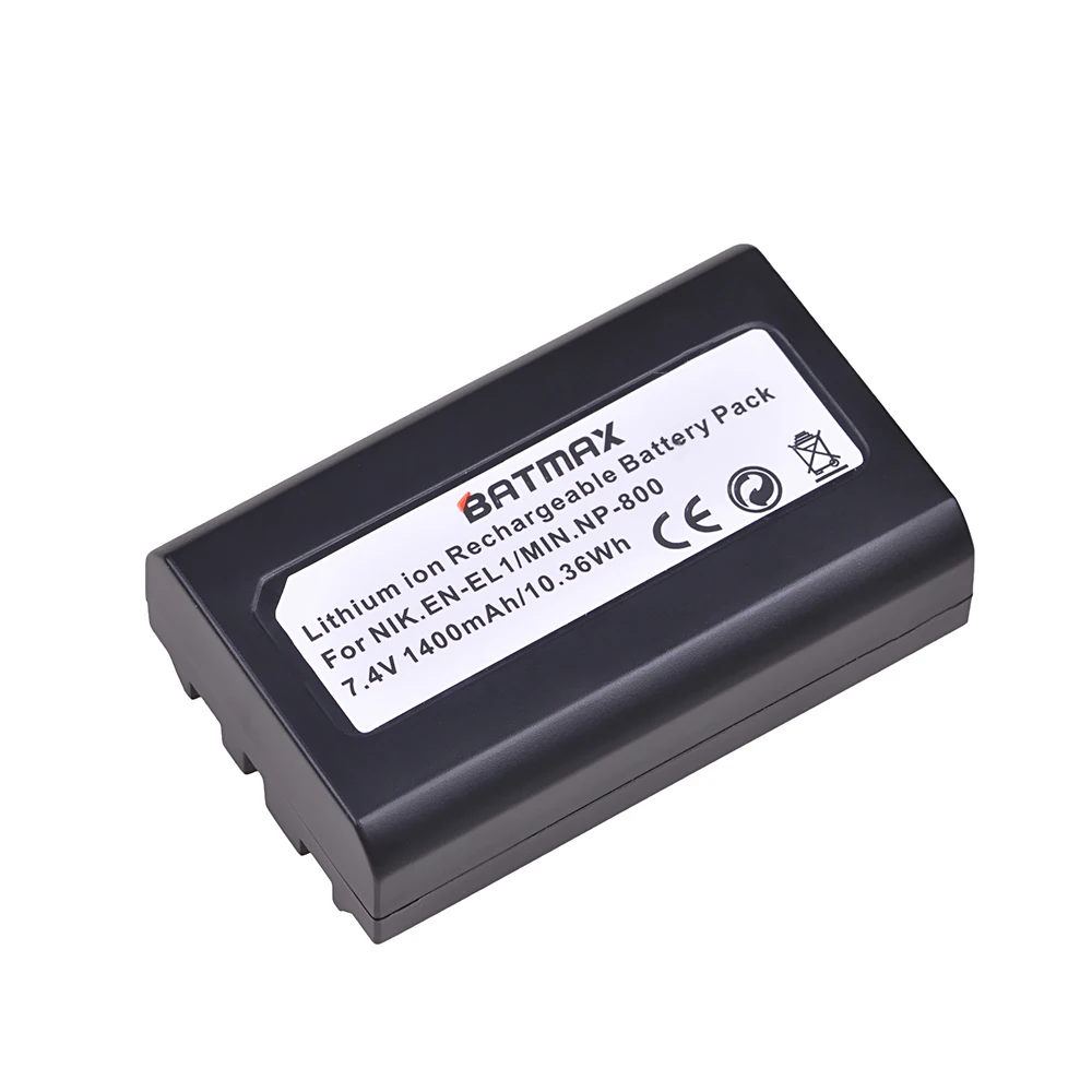 Аккумуляторная батарея Batmax 1400 мАч для Nikon Coolpix 500 775 880 885 990 995 4300 4500 4800 5000 5400 5700