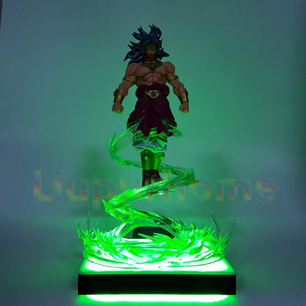 Dragon Ball Z Broly с летающим эффектом DIY Светодиодная лампа база Dragon Ball power Up светодиодная лампа Рождественский Декор Lampara Led