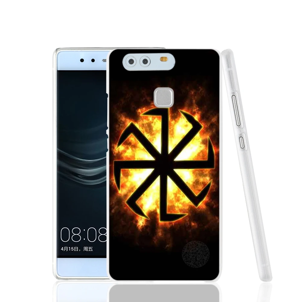 HAMEINUO славянский символ Коловрат чехол для телефона huawei Ascend P7 P8 P9 P10 lite plus G8 G7 honor 5C