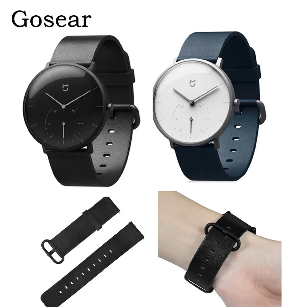 Gosear Genuine Leather Replacement Wristband Wrist Strap