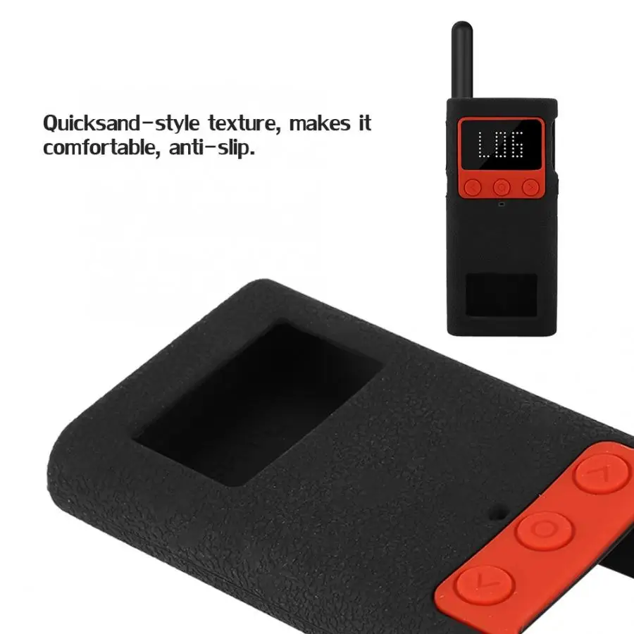 anti-fall High Quality Shockproof Anti-slip Protective Silicone Cover Case For Xiaomi Walkie Talkie