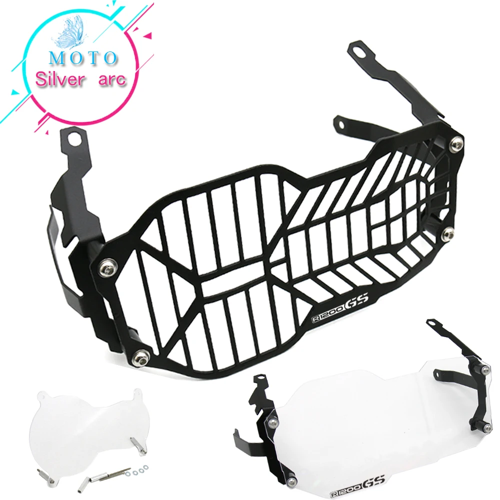

For BMW R1200GS LC ADV 2013-2018 MoTorcycle Grille Headlight Protection Stainless Steel / Black /Transparent /Grille Mesh