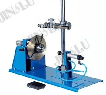 

BY-10T mini welding positioner welding rotator 220V with K01-63 3 jaws lathe chucks and torch holder
